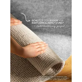 vikosa Teppichunterlage VIKOSA "Prove", grau, B:70cm H:2mm L:140cm, Filz, Teppichunterlagen, Teppichunterlage, Rutschfest, Anti-Slip-Matte, Teppichstop, Antirutsch, Zuschneidbar