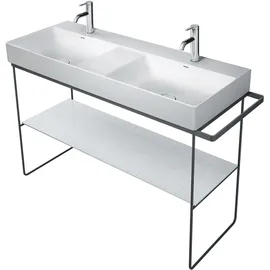 Duravit Metallkonsole 126,5 x 45,1 cm Schwarz Matt