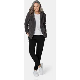 GOLDNER Flausch-Freizeitjacke grau/silber 25
