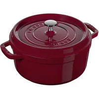 Staub La Cocotte 26 cm, rund, Bordeaux, Gusseisen