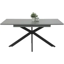 Hela Ausziehtisch in Marmoroptik grau matt