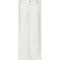 QS - Jeans Catie / Slim Fit / High Rise / Wide Leg, Damen, creme, 40/30