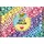 Folia Holzperlen Jumbo Pastel 1 kg Bastelperlen Ø 1-1,8 cm
