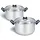 Buri Turin Topf-Set 2-tlg. Kochtopf + Suppentopf 24 cm rund