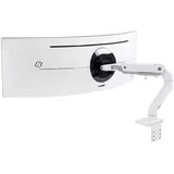 Ergotron Monitor Arm mit HD-Gelenk Tischhalterung Weiss