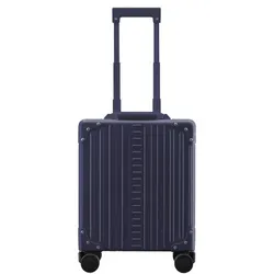 Aleon Business 4-Rollen Businesstrolley 42 cm Laptopfach  blau