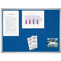 Franken Pinnwand Pro PT830703 180 x 90 cm Blau