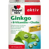 Doppelherz Ginkgo + B-Vitamine + Cholin Kapseln 40 St.