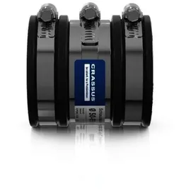 Crassus Schlauchadapter 2B CSC 065 (50-65mm), bis 2.5 bar, EPDM / V2A