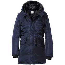 LENASSO Damen wasserabweisender Winter-Parka mit Kapuze Winter-Jacke Herbst-Parka 901849 Dunkelblau - 