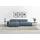 TRENDMANUFAKTUR Ecksofa TRENDMANUFAKTUR "Braga, mit hochwertigem Kaltschaum, L-Form, in Cord erhältlich", blau (blau horizon), B:275cm H:72cm T:160cm, 100% Polyester, Sofas, modernes Sofa, Couch mit hohem Sitzkomfort, 275/72/160 cm (B/H/T)