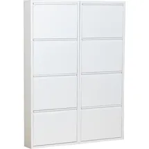 VCM Pisa 101 x 140 x 16 cm 8 Klappen weiß / weiß