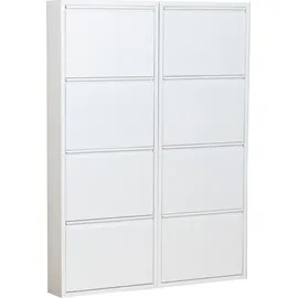 VCM Pisa 101 x 140 x 16 cm 8 Klappen weiß / weiß