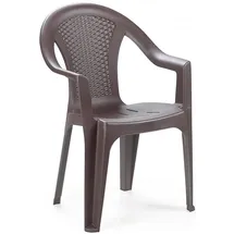 Mojawo Stapelstuhl 56 x 56 x 83 cm Mokka 8 St.