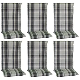 BEO Sitzpolster 6 x 48 x 5 cm Karo Beige 6 St.