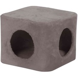 Nobby STARSYSTEM Höhle eckig "DE LUXE" warmgrau 38 x 38 x 30 cm