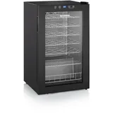 Severin Weinkühlschrank 95L Volumen für max. 36 Flaschen 0,75L, Wein-Temperierschrank inkl. LED & Touch-Display, Temperatur einstellbar von 5-18°C, nur 42 dB, EEK G, schwarz, WKS 8908