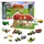 LeanToys Bauernhof mit Traktoren und Tieren 42el