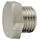 Riegler Verschlussschraube »value line«, G 1/8, SW 14, Messing vernickelt