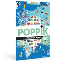bayard edition sas / poppik Sticker Lernposter Flaggen der Welt