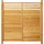Home Deluxe Holzzaun 180 x 180 cm Beige/Braun