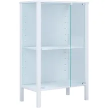 VCM Glasvitrine Jensol 60 x 35 x 80 cm Weiß