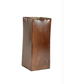 Marrakesch Orient & Mediterran Interior Ledertischlampe Janka Braun mit dunkelbraunem Gestell