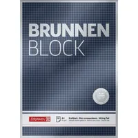 Brunnen Briefblock Premium „BRUNNEN-Block“ A4 90g BRUNNEN kar.Premium