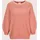 Madeleine Strickpullover mit Perlfang-Muster Rosa 34