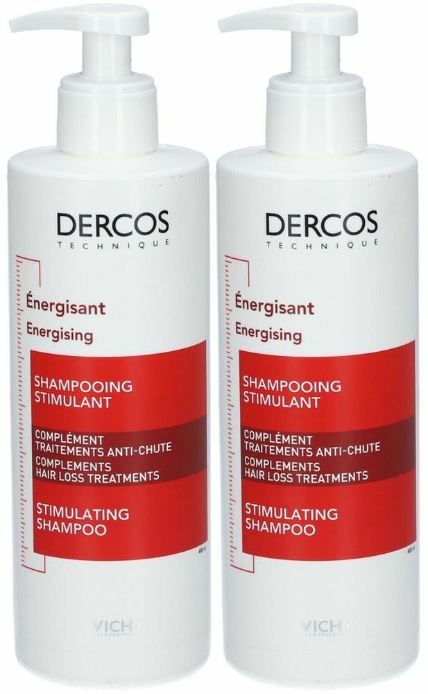 VICHY Dercos Technique Shampooing Energy+ 2x400 ml shampooing