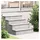 vidaXL Stufenmatte 80 x 20 cm Silber