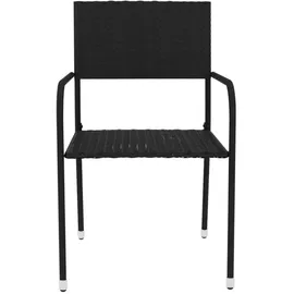 vidaXL 3-tlg. Garten-Essgruppe Poly Rattan Schwarz