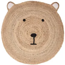 Atmosphera Kinderteppich Ourson - Jute D. 100 cm)