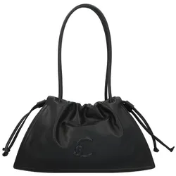 Coccinelle Dulse Beuteltasche Leder 39 cm  schwarz