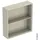 Geberit Regal 45x46,7x13,2cm, qu., s gr./lack. hochgl.