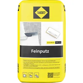 Sakret Feinputz 25 kg naturweiß