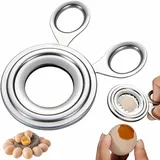 Eieröffner,Eierpiekser Edelstahl,Gourmet Eierköpfer,Edelstahl Ei Scissor Zeitsparender Eierschneider Eierköpfer Eieröffner Aus Edelstahl Eier Cutter Für Rohe Und Gekochte Eier Küchenwerkzeug