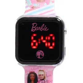 Accutime Barbie 38 mm Digitalgehäuse rosa Armband Uhr