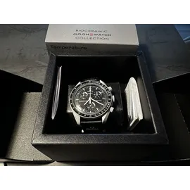 Swatch Omega Moonswatch Mission to the Moon - Schwarz/Schwarz