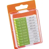 Eska 122.850 122850 Feinsicherung-Sortiment (Ø x L) 5mm x 20mm Träge -T- Inhalt 100St.