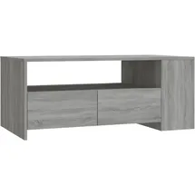 furnicato Couchtisch Grau Sonoma 102 x 55 x 42 cm