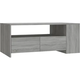 furnicato Couchtisch Grau Sonoma 102 x 55 x 42 cm