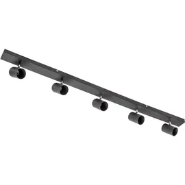 Gtv VENETO 5 GU10 Rund Schwarz