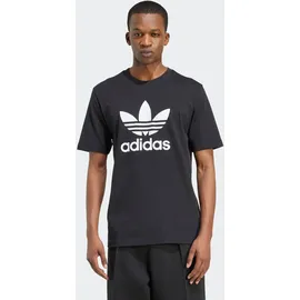 adidas T-Shirt ADIDAS ORIGINALS "TREFOIL T-SHIRT", Herren, Gr. S, pink (schwarz, lucid pink), Obermaterial: 100% Baumwolle, normal, Rundhals, Shirts T-Shirt, reguläre Passform, Kurzarm, aus Baumwolle