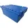 VISO Klappdeckelbox 44 l Blau