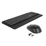 DeLock 12674 Bluetooth® Tastatur, und Maus Set 2.4 GHz