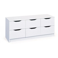 PKline Kommode Wung Sideboard Highboard Schubladen Schlafzimmer Schrank weiß