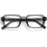 OPULIZE EDG Blaulichtfilter Lesebrille für Damen Herren, Entspiegelt Blendfreie UV400-Schutz Federscharnier Anti-Müdigkeit, Rechteckiger Rahmen, Computerbrillen Gaming, Grau +1,00