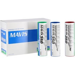 Yonex Badmintonbälle Mavis 350 Nylon weiss Dose 10x6er im Karton