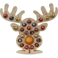 Holz Adventskalender Weihnachten Schokolade Ständer Weihnachtsschmuck Party Dekoration Geschenke